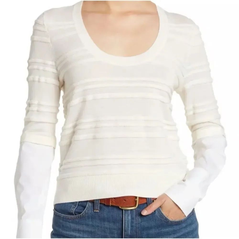 Veronica Beard Wool   Juni Merino Wool
Sweater Size L ~ Excellent